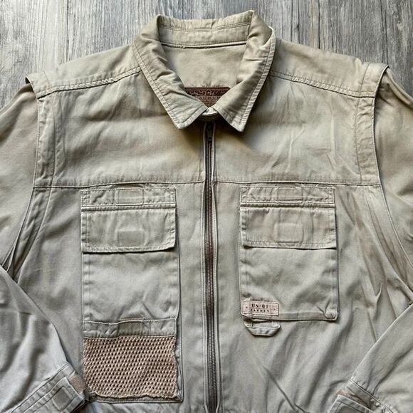 Lauren Ralph Lauren Sarfari Vest Jacket US-67 With Removable Sleeves Size Large - Picture 4 of 8